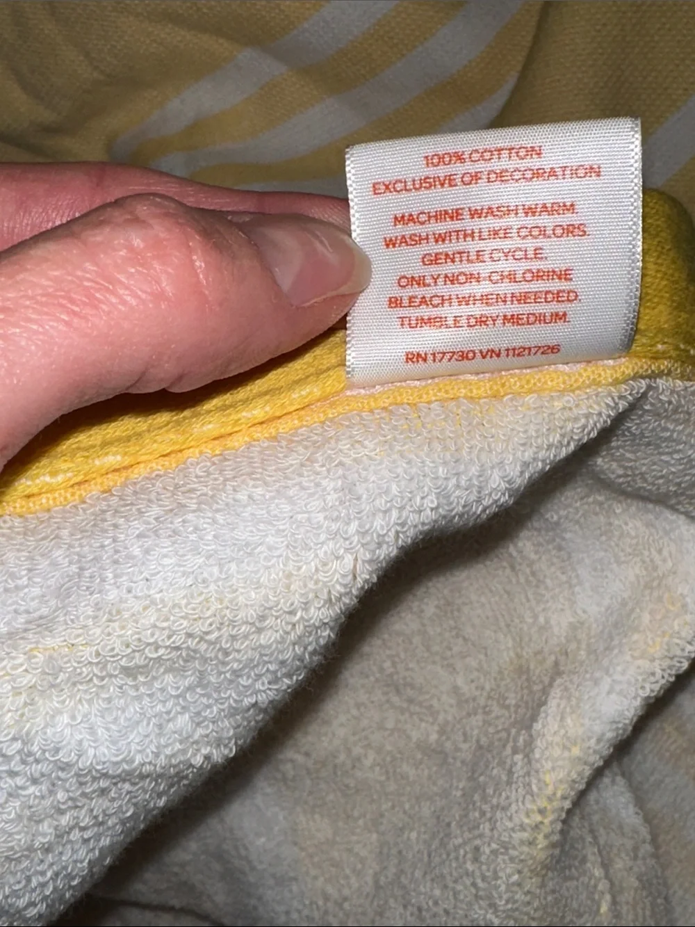Yellow Striped Turkish Sand Resistant Extra Long Beach Pool Towel, 100% cotton